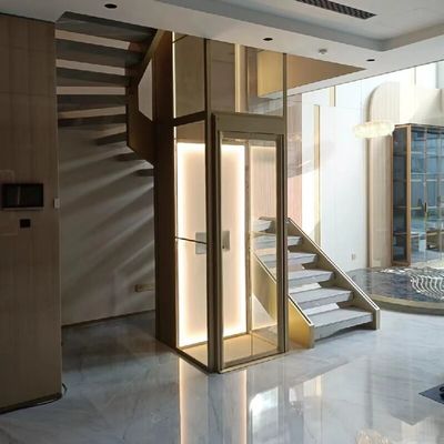 المصعد الهيدروليكي الأوتوماتيكي للركاب مع مقصورة 304 # ومحرك 4.7 كيلوواط