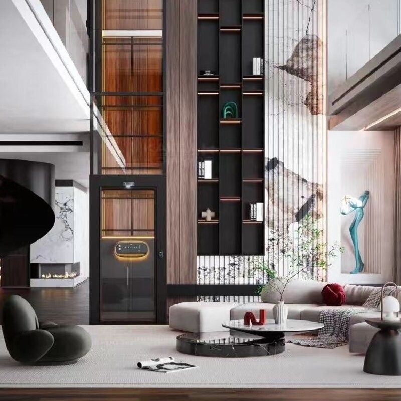 1-2 شخص مصعد محرك المسامير داخلي مصعد محرك المسامير المنزل