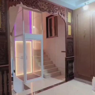 400 كيلوغرام منازل مصعد مدفوع بالمسمار مصاعد منزلية صغيرة ارتفاع 50 قدم