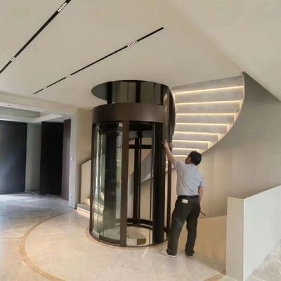 المصعد الخاص بدون معدات 14.5M ارتفاع السفر المصاعد المنزلية