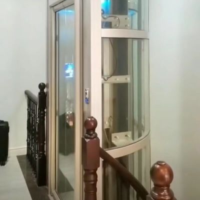 مصعد خاص محمي من الإفراط 400 كيلوغرام كمبيوتر صغير مصعد سكني