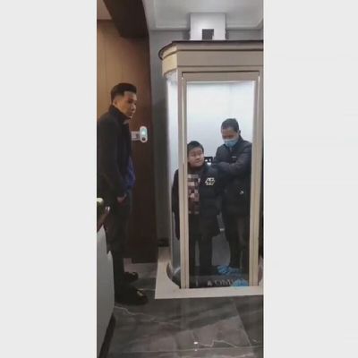 مصعد كبسولة قابل للتخصيص للمنزل 2 طوابق مصعد كبسولة للمنزل
