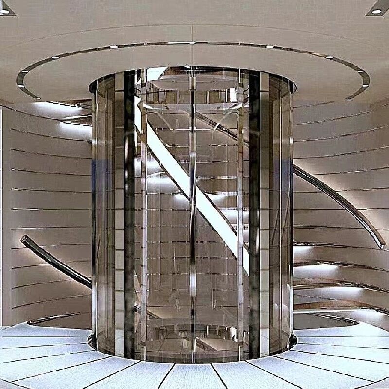 AC 220V 380V المصعد الخاص 400Kgs حمولة منزل المصعد المصعد