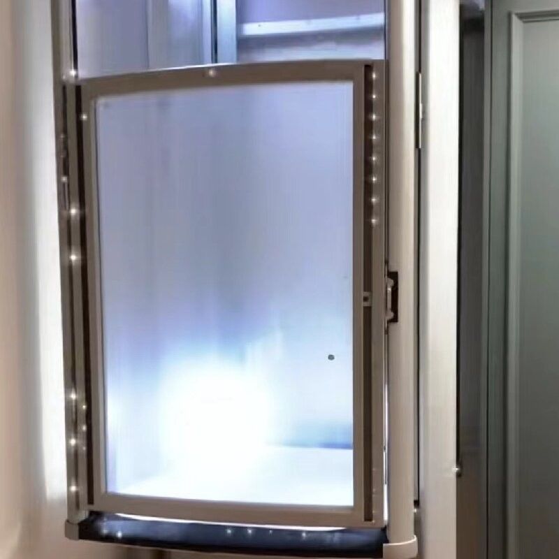 0.25m/S مصعد كبسولة زجاجي 400kg مصعد كبسولة لشخص واحد