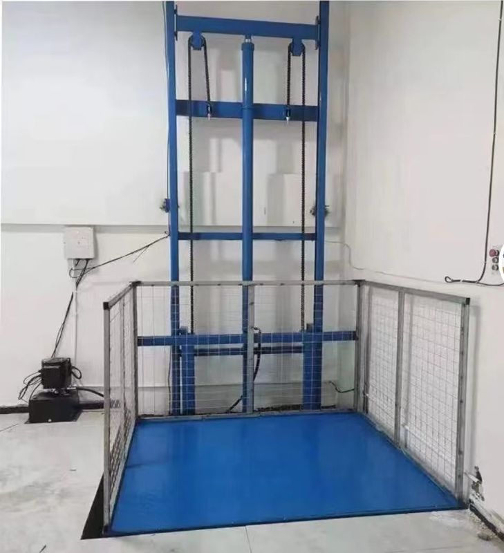 مصعد الشحن السكني الهيدروليكي 1-12 متر مصعد الشحن المنزلي