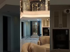 المصعد المنزلي ذو الطوابق الثنائية السلكي يعمل بسلاسة 0.6 M/S